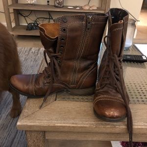 Steve Madden troopa combat boots size 7